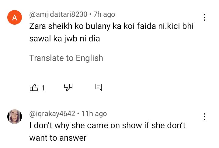 People Annoyed By Zara Sheikh Awkward Attitude On Nida Yasir's Show