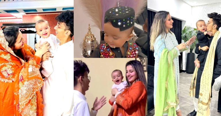 Viral Couple Asad & Nimra Pictures with Their Son Azlan