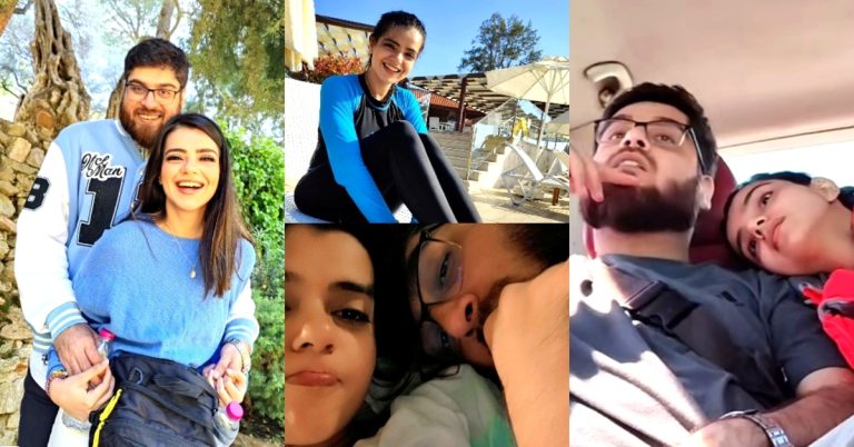 Srha Asghar New Lovely Pictures and Videos With Husband from Istanbul Turkey