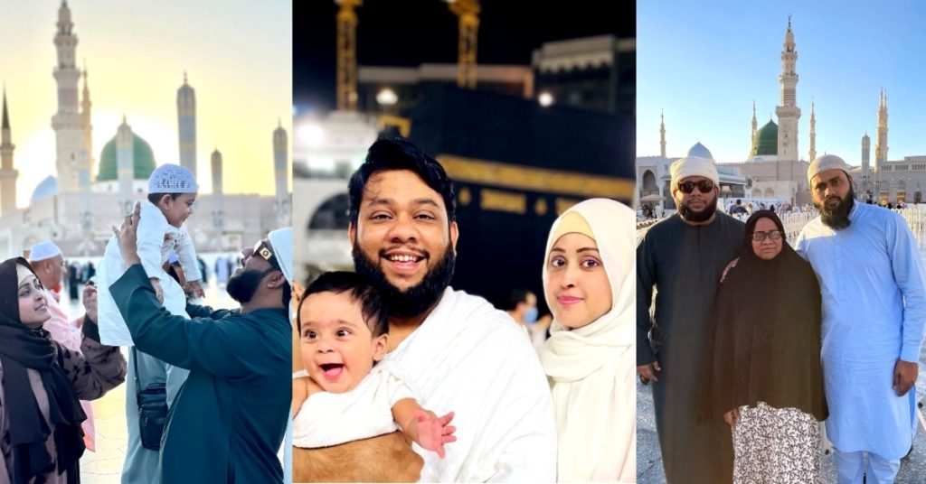 Beautiful Pictures From Nadir Ali's Umrah Journey With Family