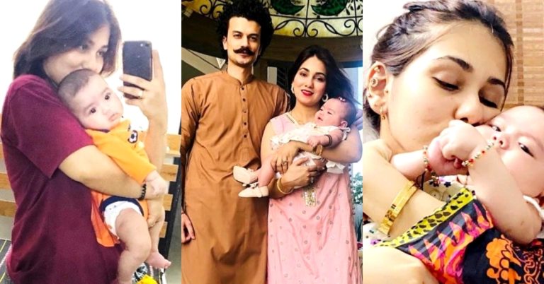 Dil Moum Ka Dia Fame Zubi Majeed Pictures With Daughter