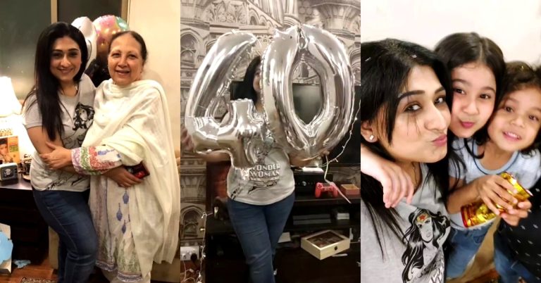 Madiha Rizvi Celebrates 40th Birthday With Family