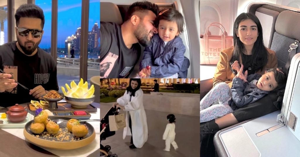 Sarah & Falak Unseen Pictures With Daughter From Baku & Dubai