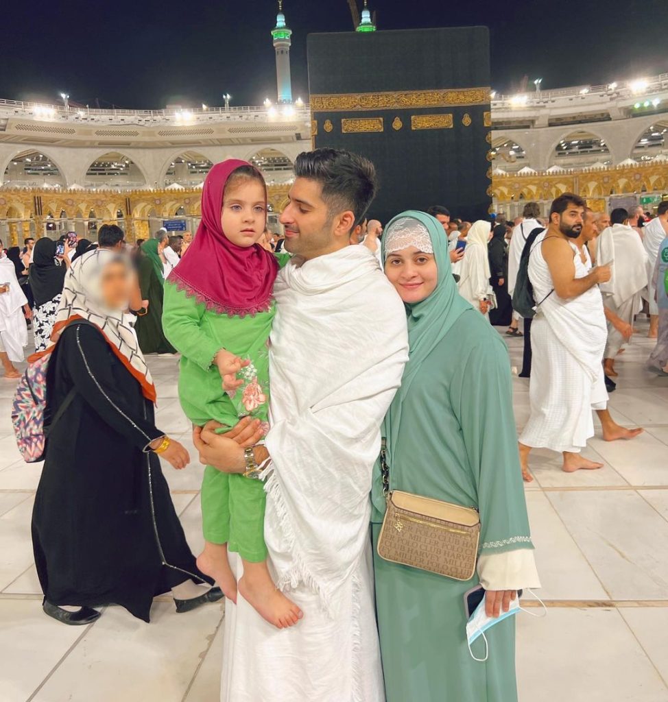 Aiman Khan & Muneeb Butt New Clicks From Makkah After Umrah