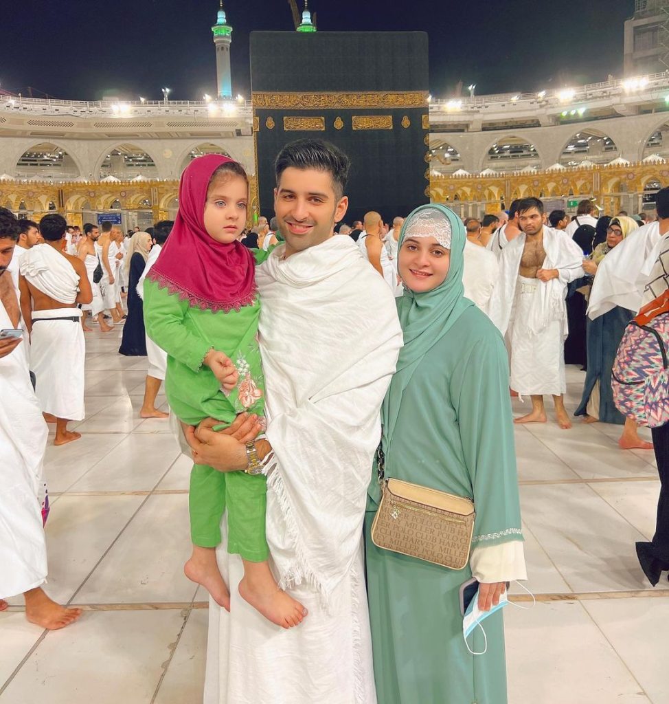 Aiman Khan & Muneeb Butt New Clicks From Makkah After Umrah