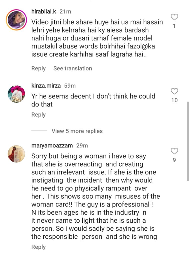 Model Hasnain Lehri's Detailed Response To Nimra Jacob's Accusations