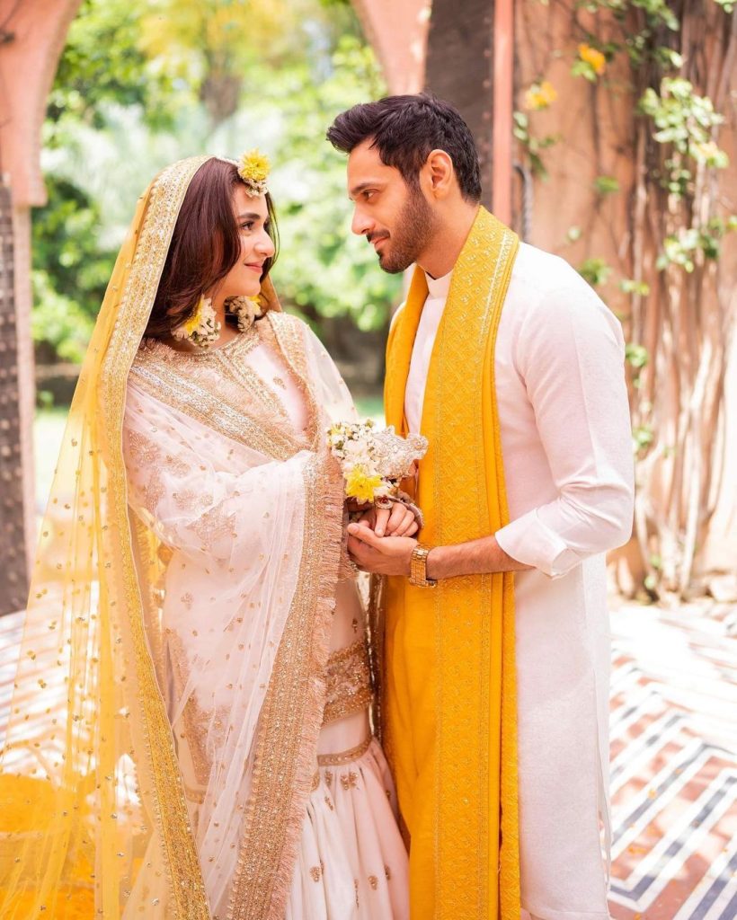 Wahaj Ali And Yumna Zaidi In Dreamy Mehendi Shoot By Maha's Photography