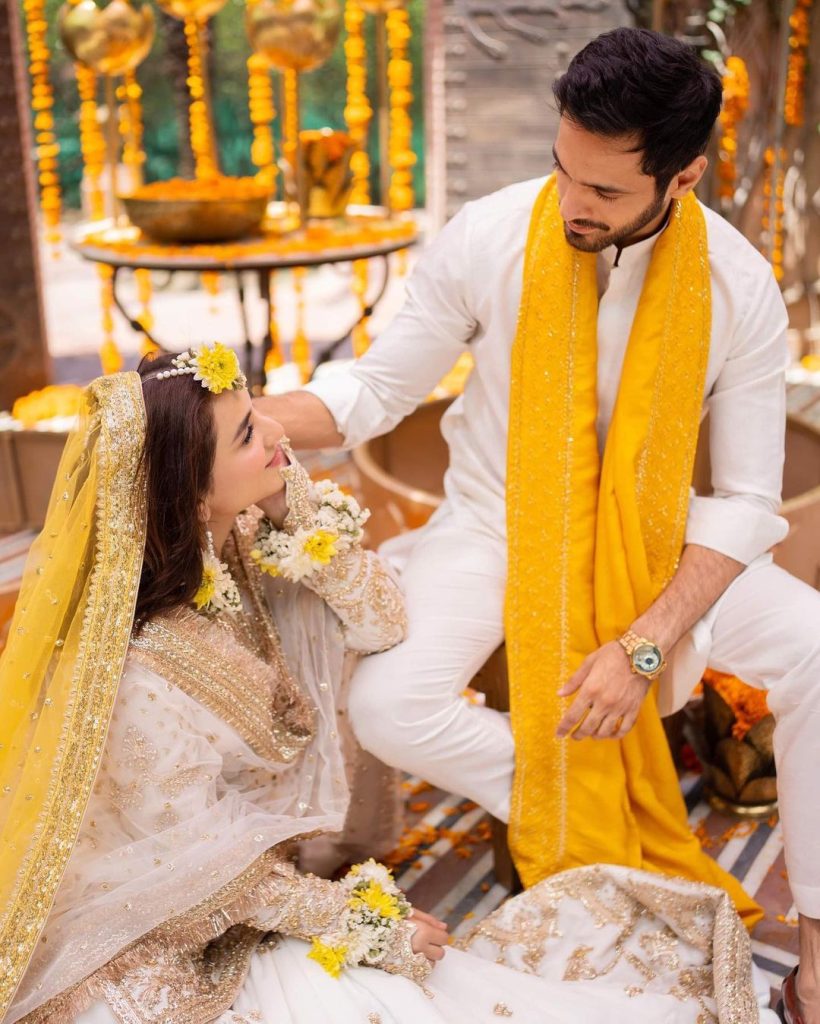 Wahaj Ali And Yumna Zaidi In Dreamy Mehendi Shoot By Maha's Photography