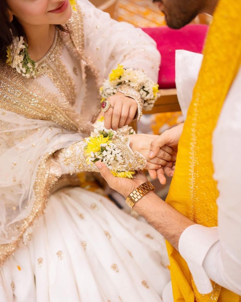 Wahaj Ali And Yumna Zaidi In Dreamy Mehendi Shoot By Maha's Photography