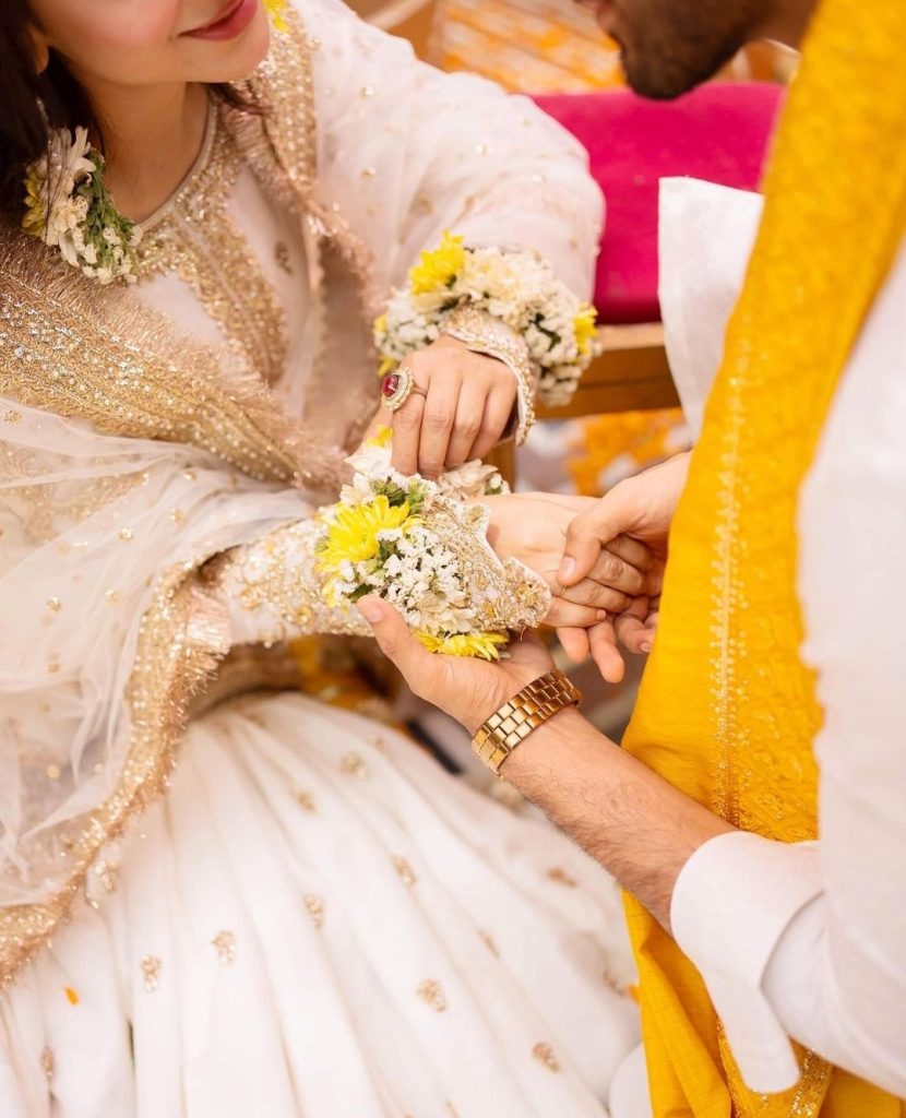 Wahaj Ali And Yumna Zaidi In Dreamy Mehendi Shoot By Maha's Photography