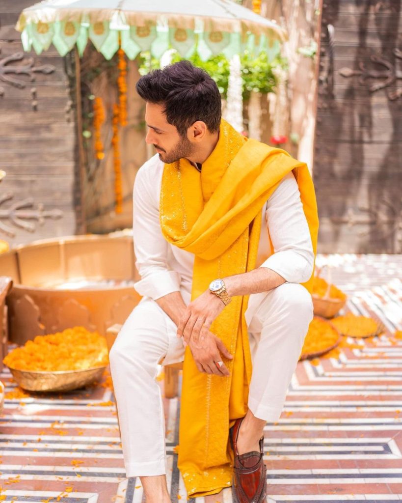 Wahaj Ali And Yumna Zaidi In Dreamy Mehendi Shoot By Maha's Photography