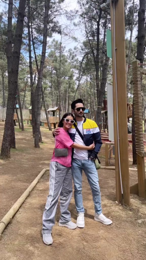 Ayeza Khan And Danish Taimoor Share Clicks From Adventure Park In Turkey