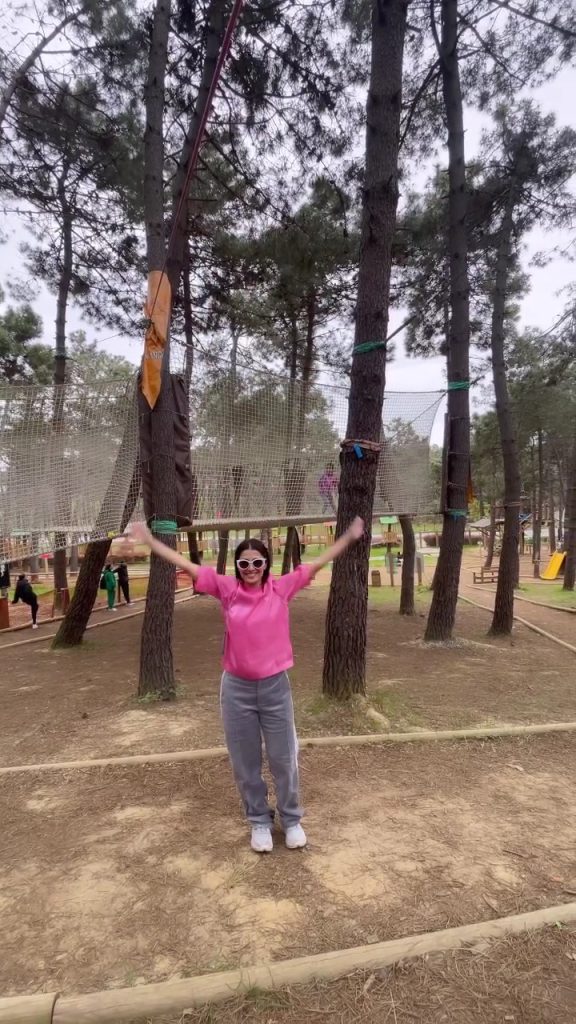 Ayeza Khan And Danish Taimoor Share Clicks From Adventure Park In Turkey