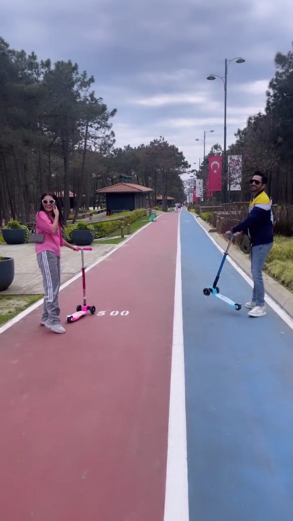 Ayeza Khan And Danish Taimoor Share Clicks From Adventure Park In Turkey