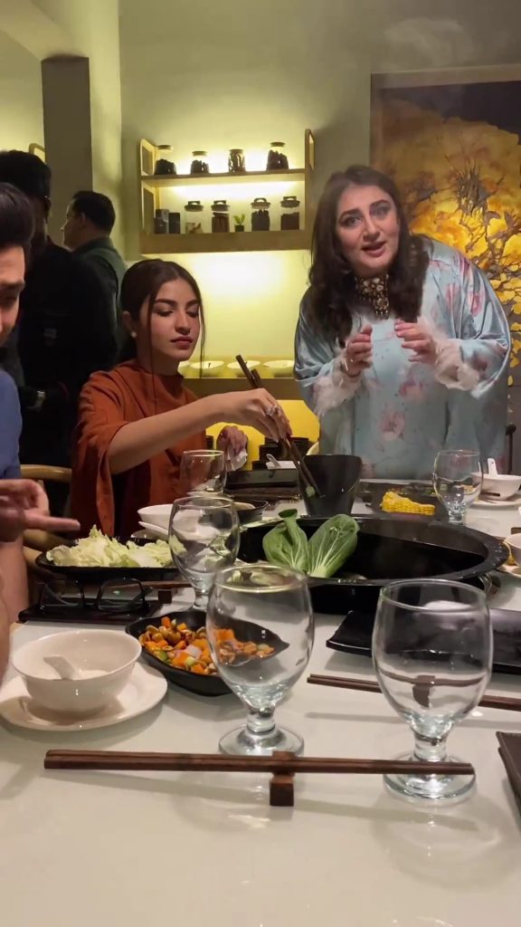 Celebrities At HuoGuo For Hotpot Night Hosted By Junaid Khan