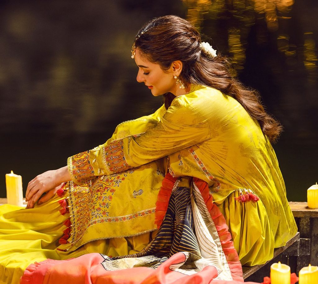 Hania Aamir And Wahaj Ali Romantic Shoot For Nishat Linen