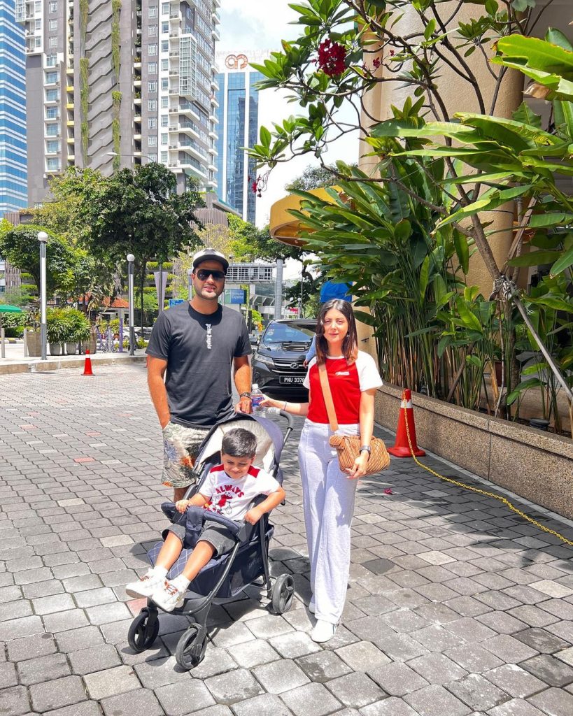 Moomal Khalid with his beautiful family in Malaysia