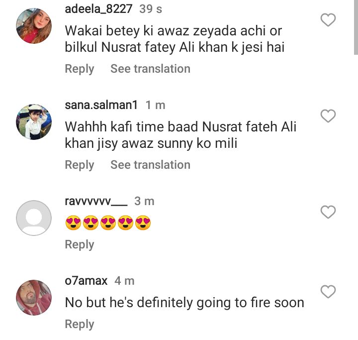 Netizens Debate If Rahat Fateh Ali Khan's Son Sounds Like His Grandfather