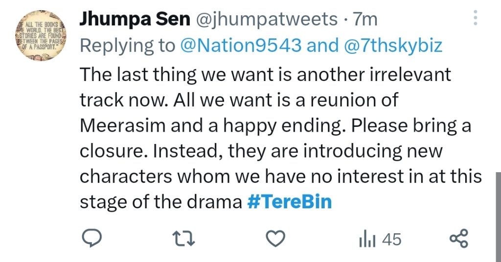 Tere Bin Fans Predict About Meerab & Murtasim's Future
