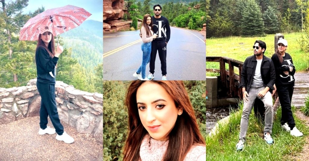 Salman Saeed Vacationing in USA With Wife