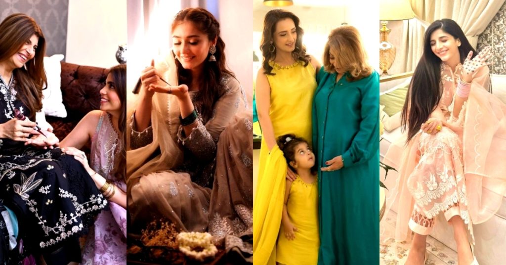 Adorable Pictures of Pakistani Celebrities from Chand Raat