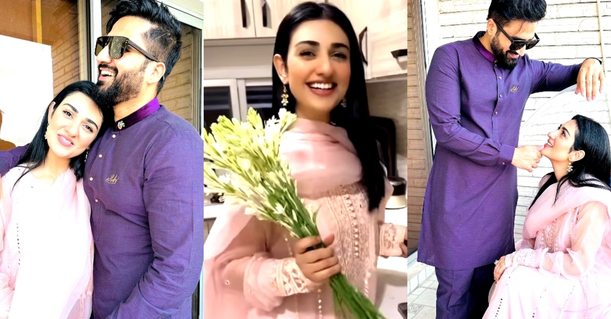 Sarah Khan & Falak Shabir Adorable Eid Clicks | Reviewit.pk