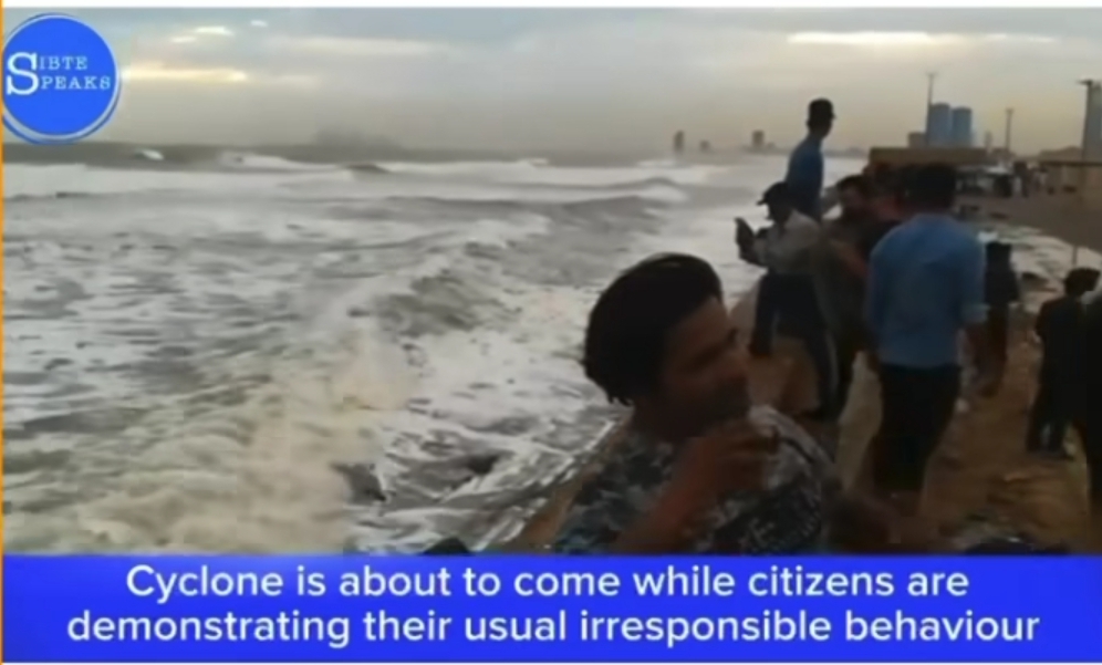 Public Reacts to Karachi Citizens Visiting Sea Shore Amidst The Warning of Cyclone