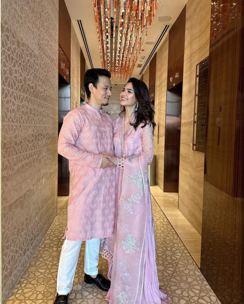 Madiha Imam Shares Adorable Pictures on Chand Raat with Husband