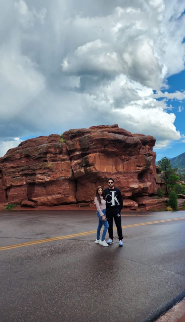 Salman Saeed Vacationing in USA With Wife