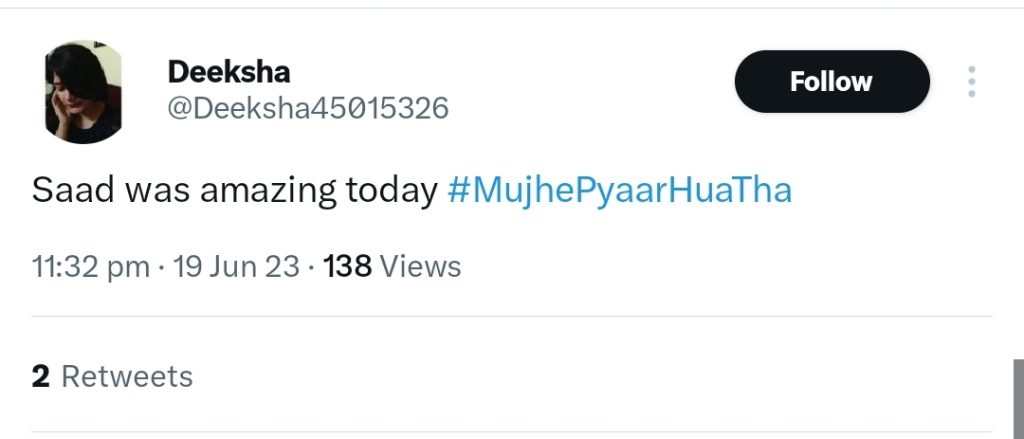 Mujhe Pyaar Hua Tha Episode 26 - Saad Gets Public Praise