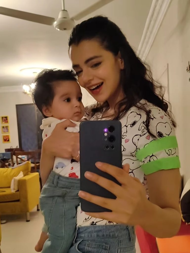 Srha Asghar Son's Adorable New Pictures