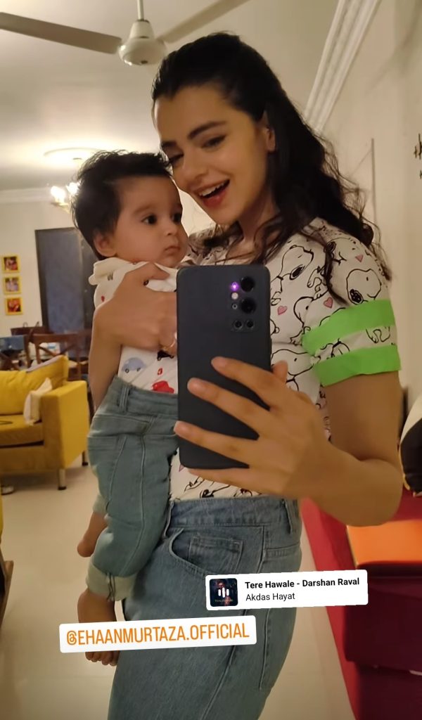 Srha Asghar Son's Adorable New Pictures