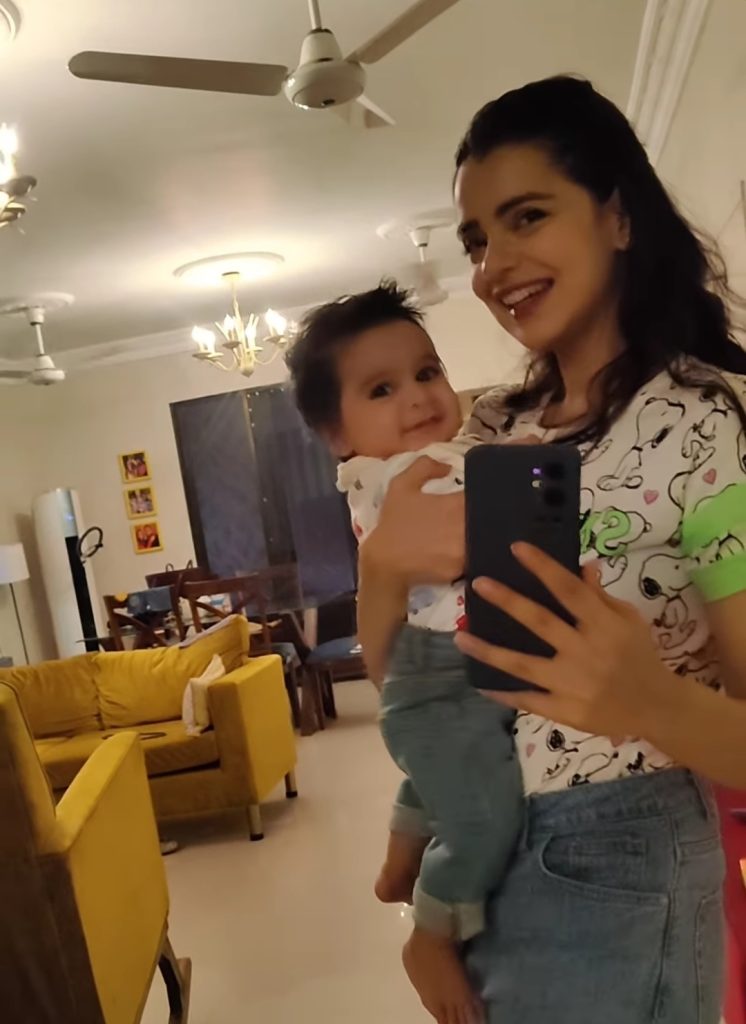 Srha Asghar Son's Adorable New Pictures