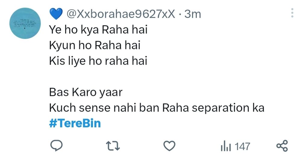 Tere Bin Episode 53 - Fans Term It Illogical, Pathetic & Boring