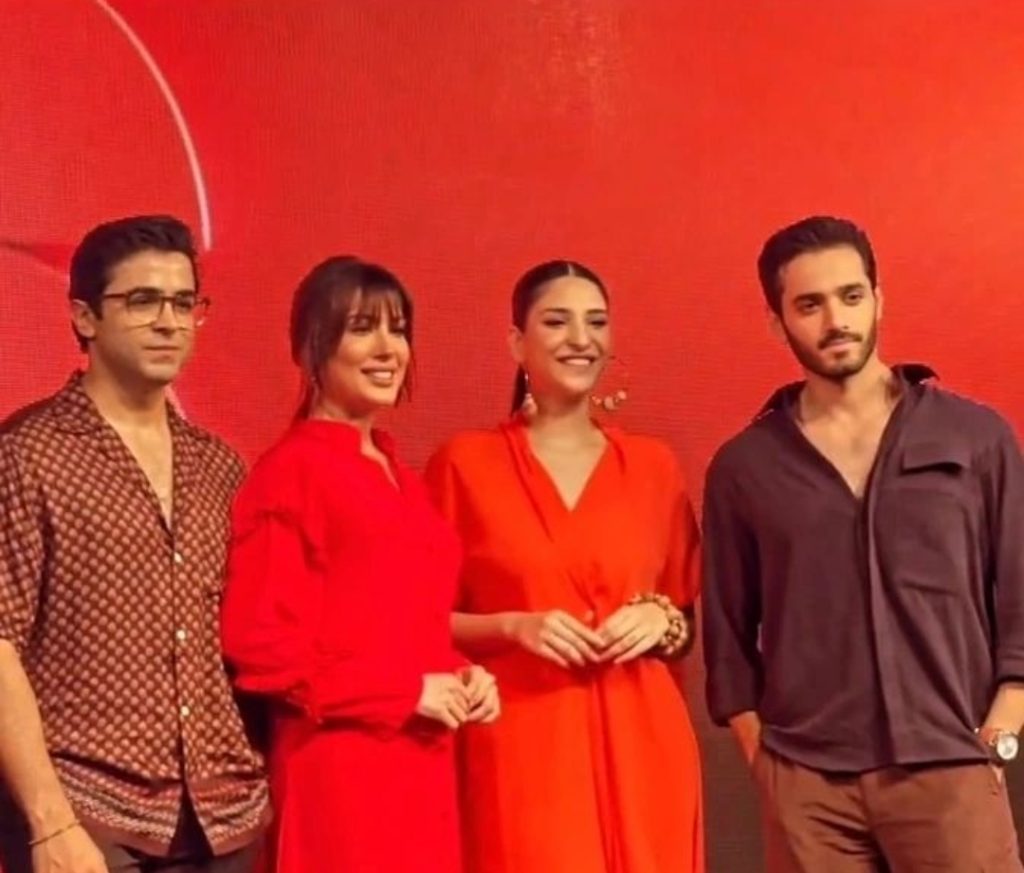 Pakistani Celebrities Spotted At trailer Launch Of Teri Meri Kahaniyaan