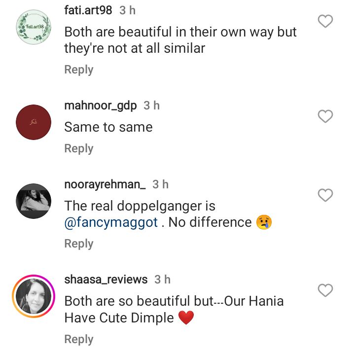 Netizens Found Hania Aamir's Turkish Doppelganger