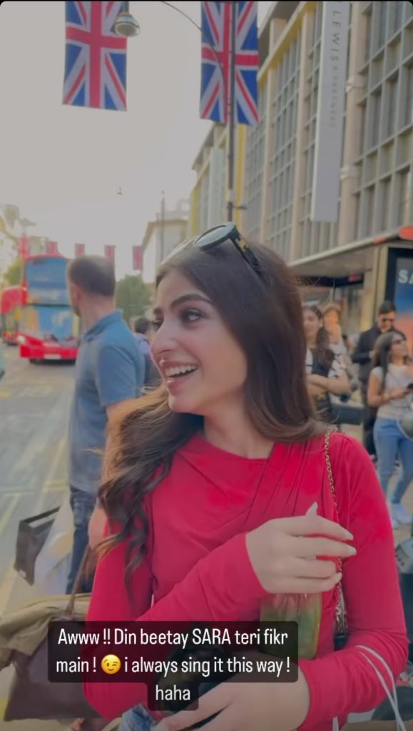 Kinza Hashmi Unseen Pictures From Her Recent UK Trip