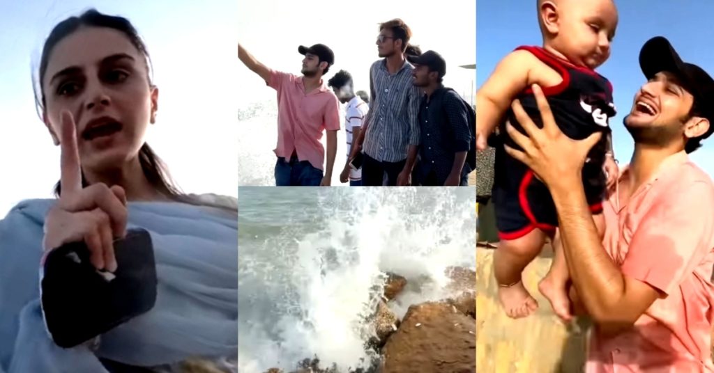 Maaz Safder Under Severe Criticism For Filming At Sea View Amidst Cyclone Biparjoy Warning