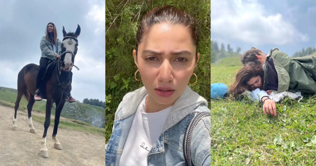 Mahira Khan Enjoys Some Down Time With Family In Northern Areas