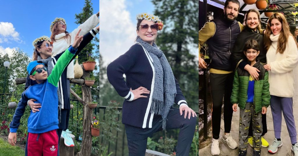 Saba Faisal Vacationing With Family In Nathia Gali