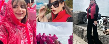 Saboor Aly Visits The Majestic Niagara Falls In Canada