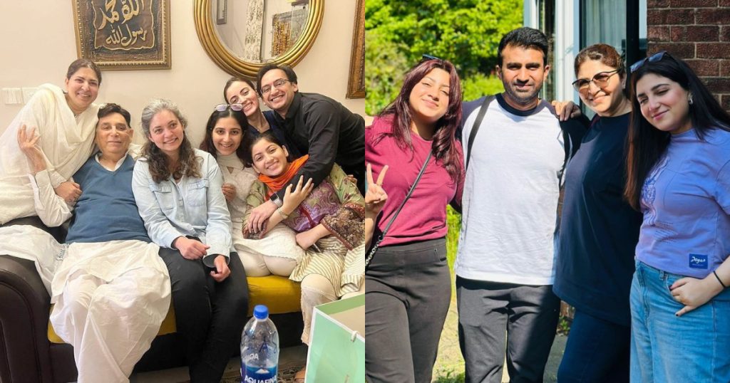 Beautiful Clicks Of Shagufta Ejaz's Family From Their Trip To UK