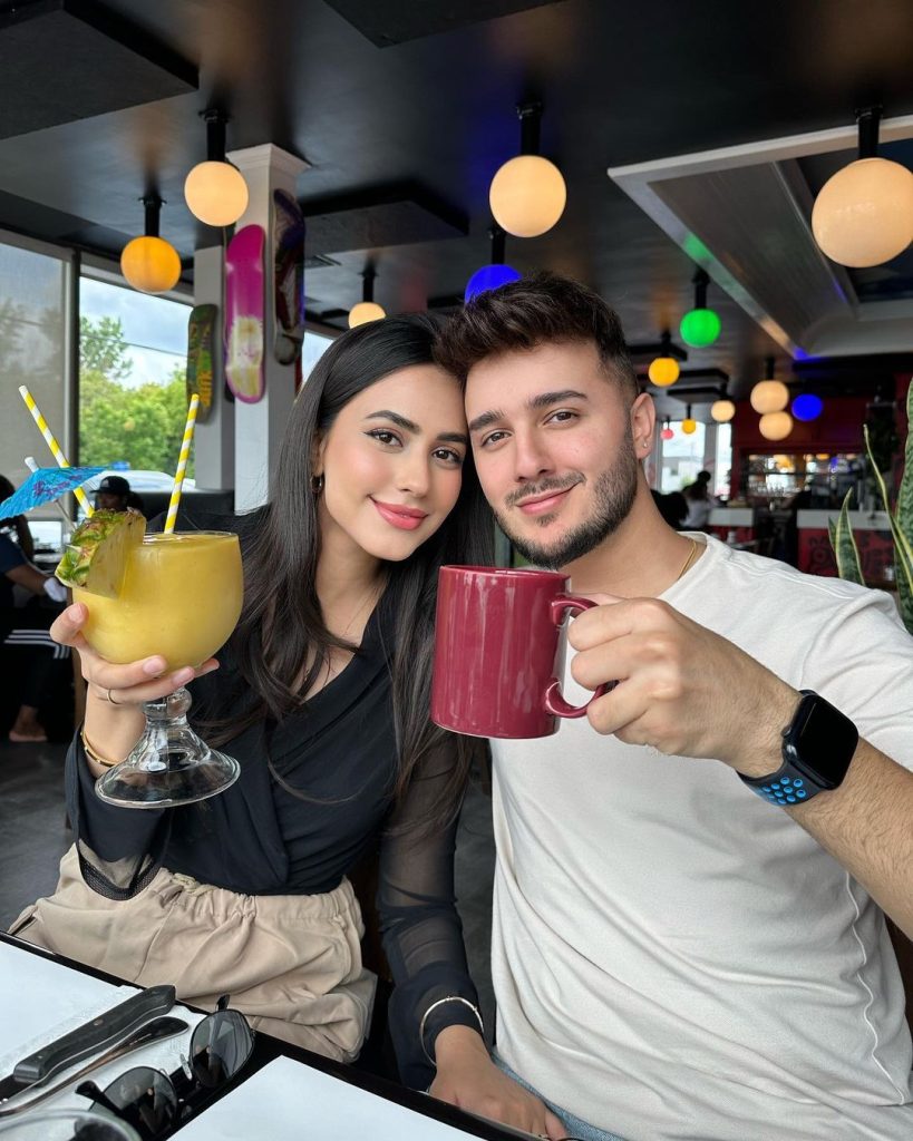 Shahveer Jafry And Ayesha Beig Latest Pictures From Canada