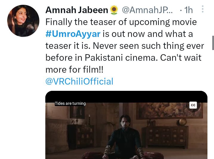 Usman Mukhtar And Sanam Saeed Starrer Movie Umro Ayyar Teaser Out