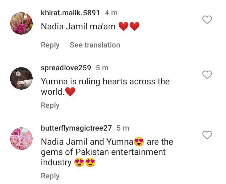 Nadia Jamil Replies To Nadia Afgan Calling Yumna Zaidi Overrated