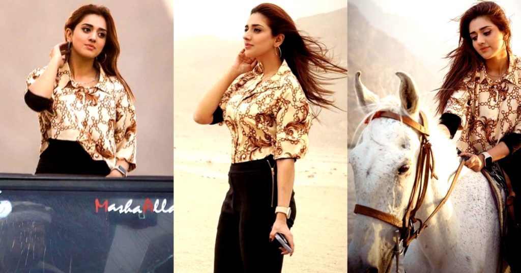 Jannat Mirza Pictures & Instagram Reel from Cold Desert Skardu