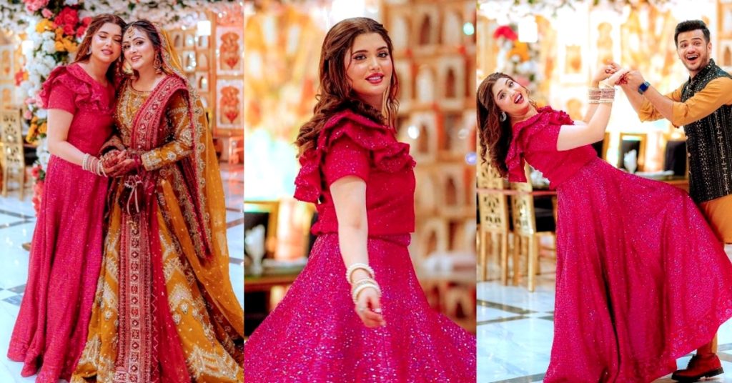 Kanwal Aftab And Zulqarnain New HD Pictures From Sehar Hayat Mehndi