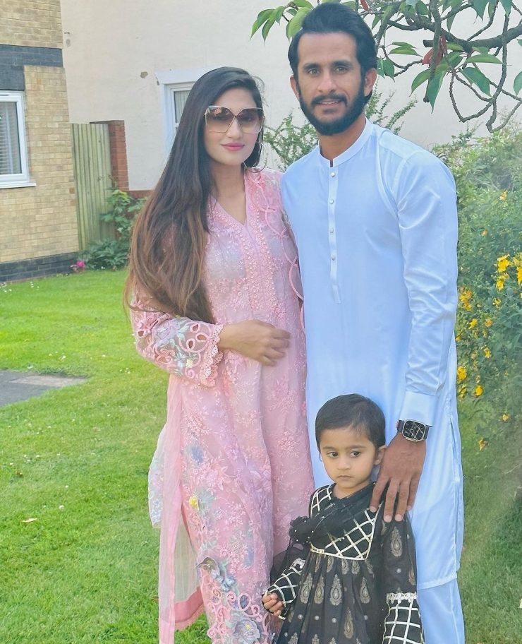 Hassan Ali Wife Shares Adorable New Family Photos | Reviewit.pk