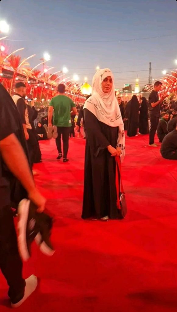 Sadia Imam New Pictures From Karbala, Iraq