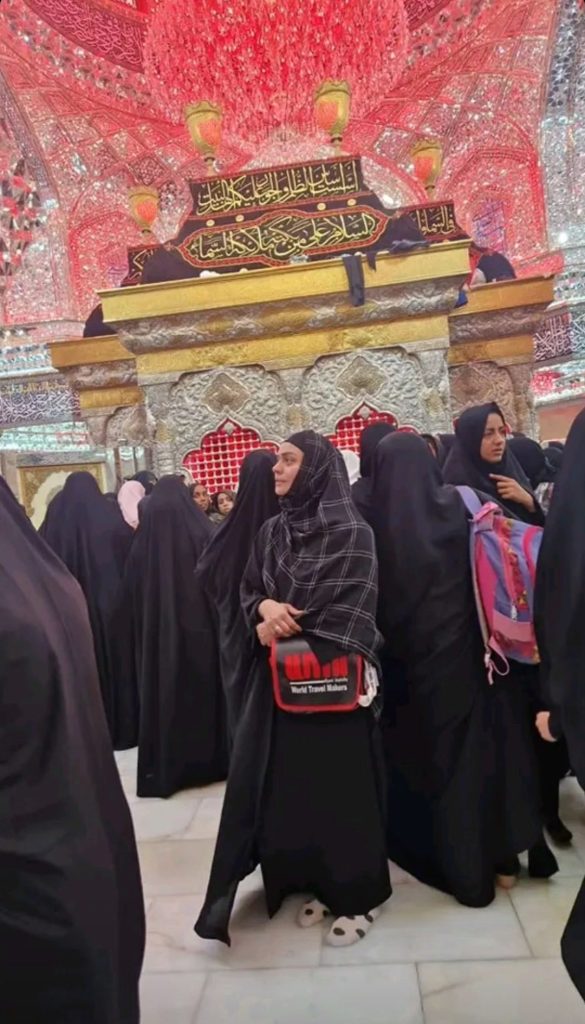 Sadia Imam New Pictures From Karbala, Iraq